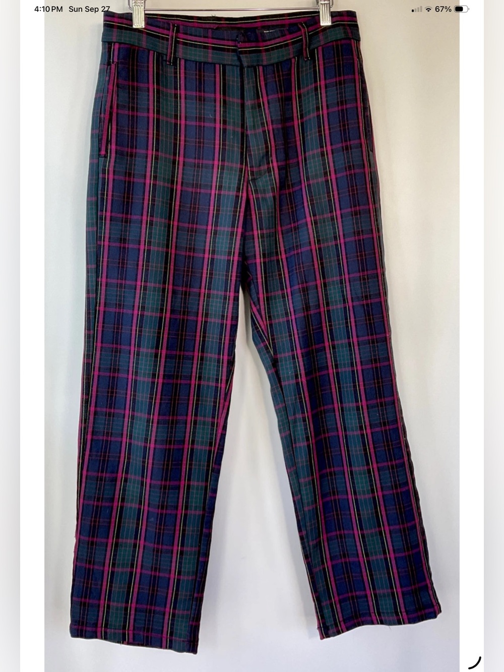 Pull & Bear Men's Tailored Fit Trousers Pants  Size 30